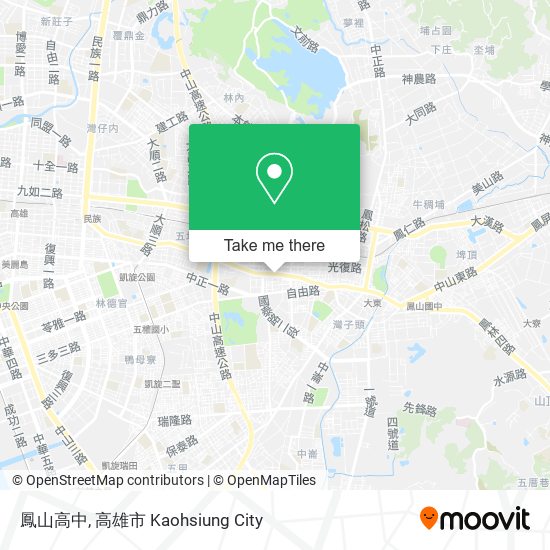 鳳山高中 map