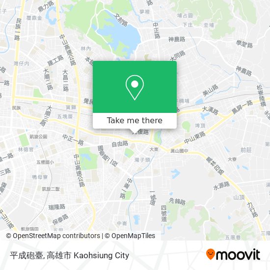 平成砲臺 map