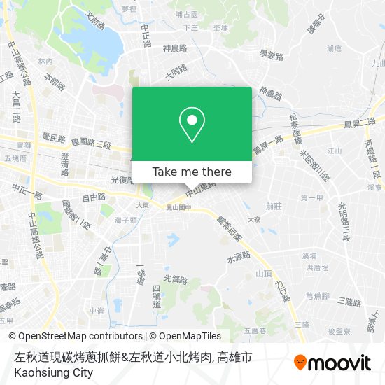 左秋道現碳烤蔥抓餅&左秋道小北烤肉 map