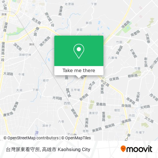 台灣屏東看守所 map