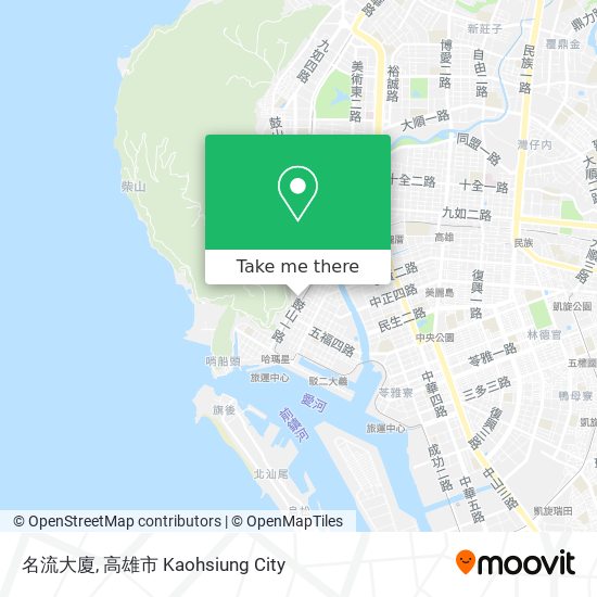 名流大廈地圖