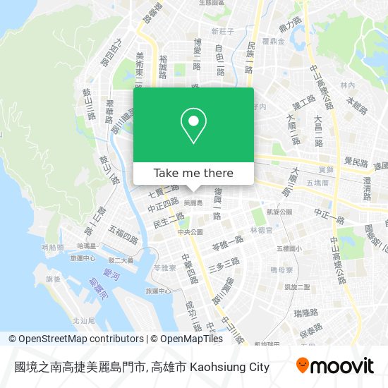國境之南高捷美麗島門市 map