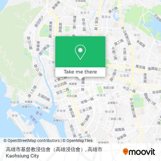 高雄市基督教浸信會（高雄浸信會）地圖
