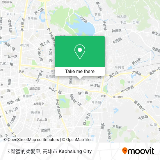 卡斯蜜的柔髮廊地圖
