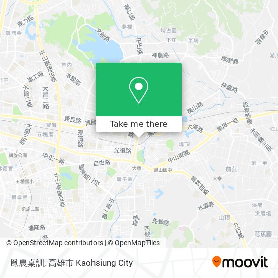 鳳農桌訓地圖
