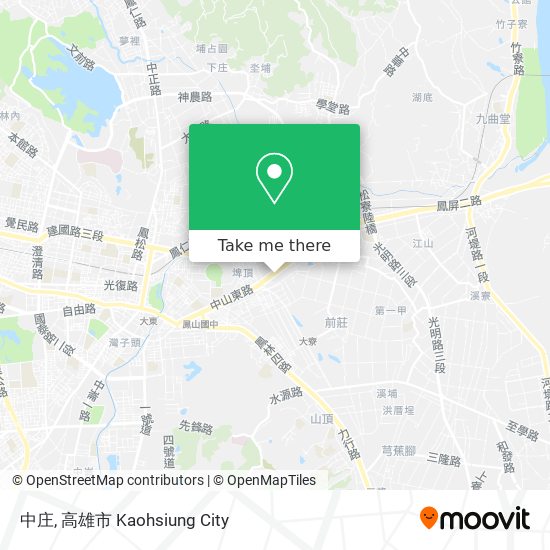 中庄 map