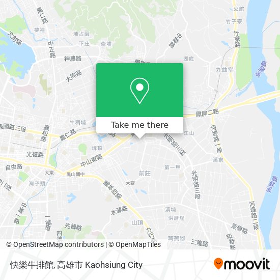 快樂牛排館 map