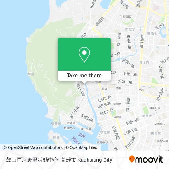 鼓山區河邊里活動中心地圖
