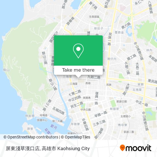 屏東淺草漢口店 map