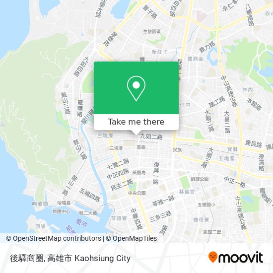 後驛商圈 map