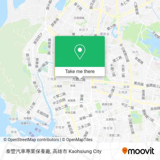 泰豐汽車專業保養廠 map