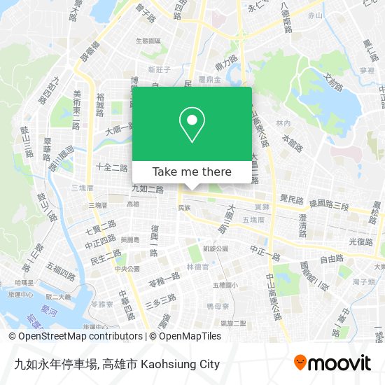 九如永年停車場 map