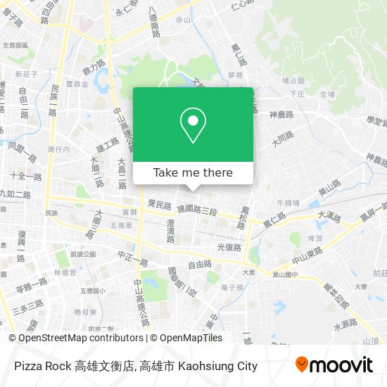 Pizza Rock 高雄文衡店地圖