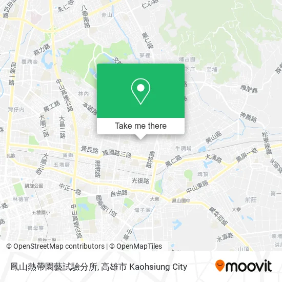 鳳山熱帶園藝試驗分所 map