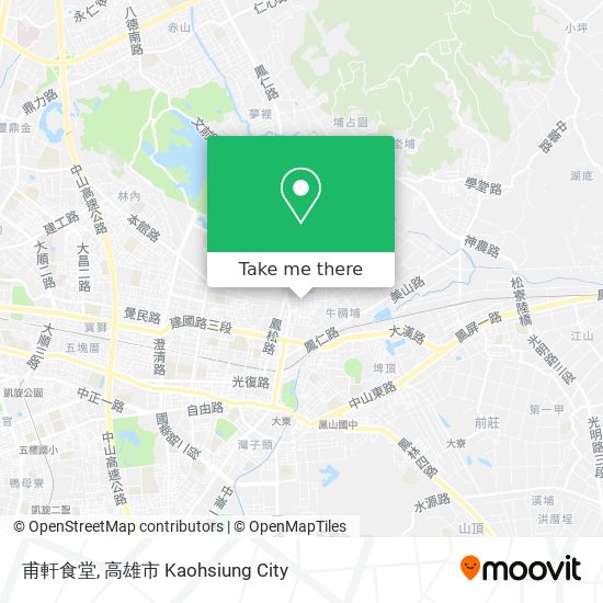 甫軒食堂地圖