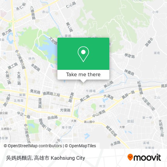 吳媽媽麵店地圖