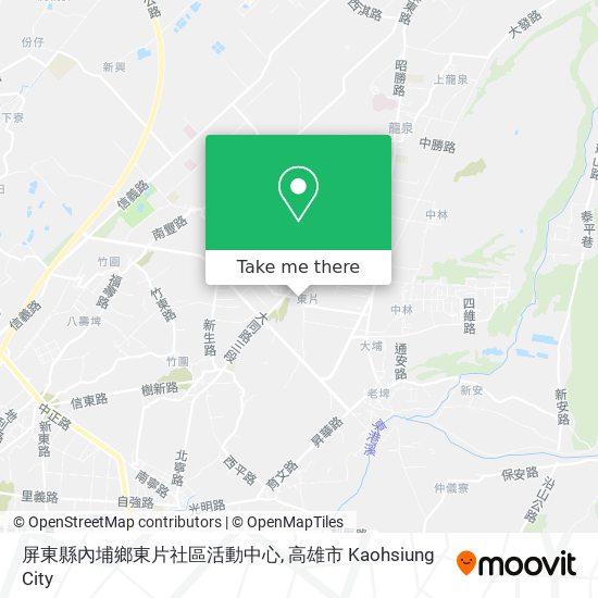 屏東縣內埔鄉東片社區活動中心 map