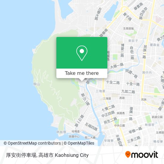 厚安街停車場 map