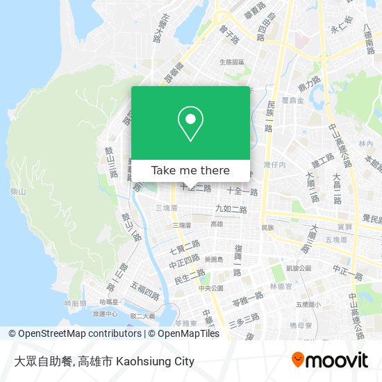 大眾自助餐 map