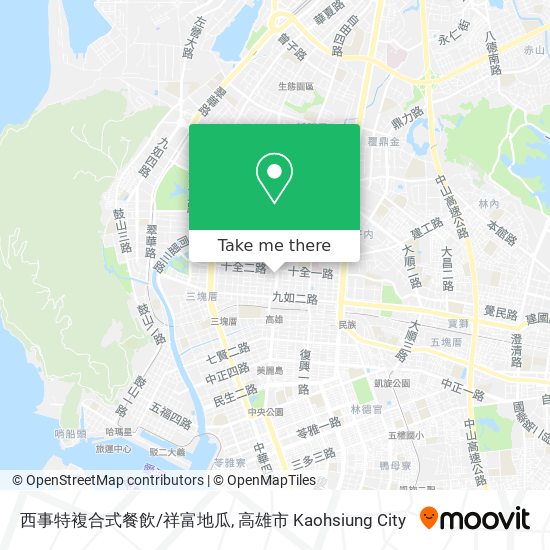 西事特複合式餐飲/祥富地瓜地圖