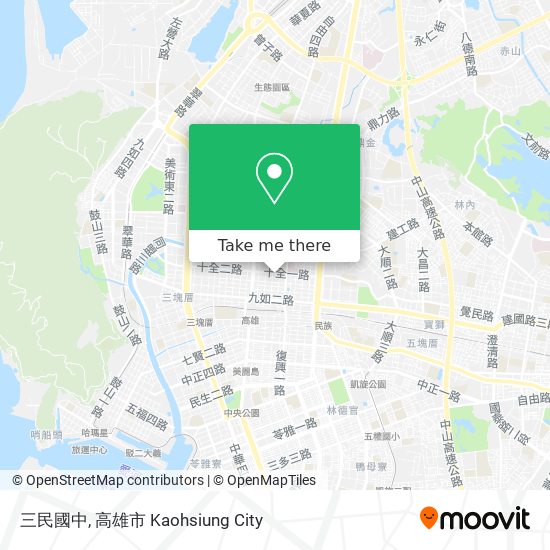 三民國中地圖