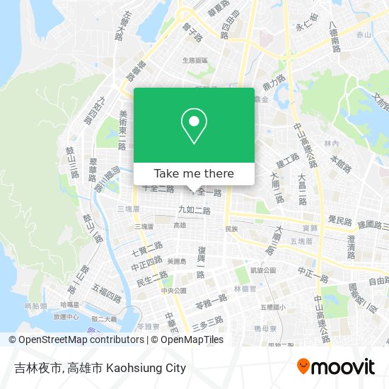 吉林夜市地圖
