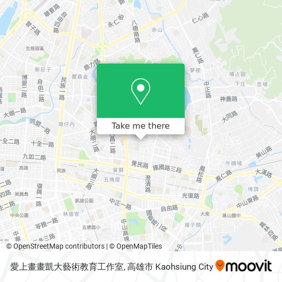 愛上畫畫凱大藝術教育工作室地圖
