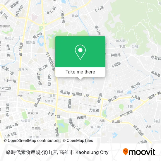 綠時代素食串燒-濱山店 map