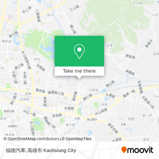 福德汽車 map