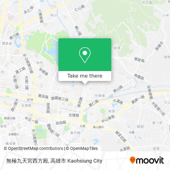 無極九天宮西方殿地圖