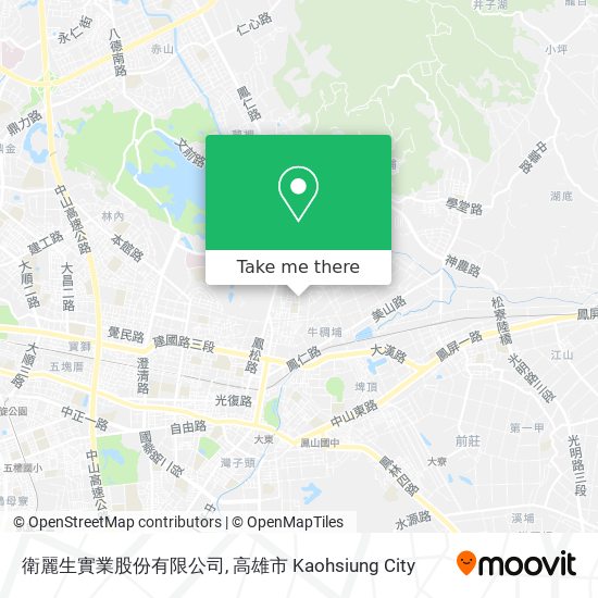 衛麗生實業股份有限公司地圖