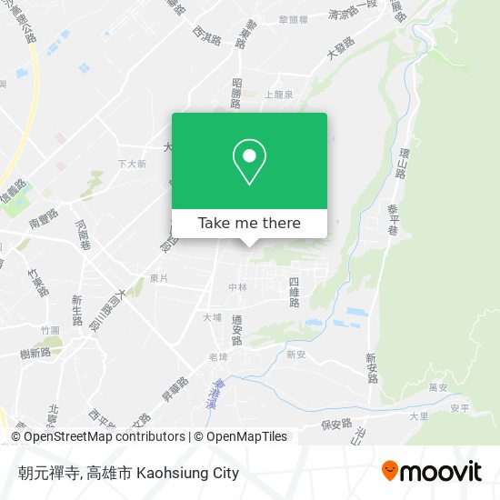 朝元禪寺 map