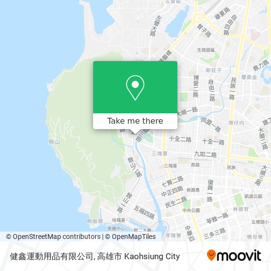 健鑫運動用品有限公司 map