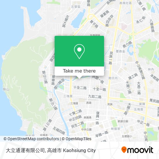 大立通運有限公司地圖