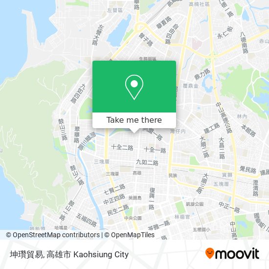 坤瓚貿易地圖