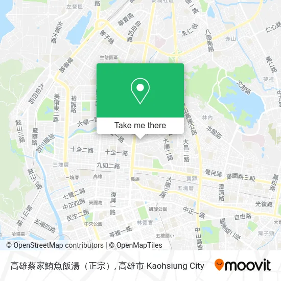 高雄蔡家鮪魚飯湯（正宗） map