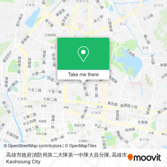 高雄市政府消防局第二大隊第一中隊大昌分隊地圖
