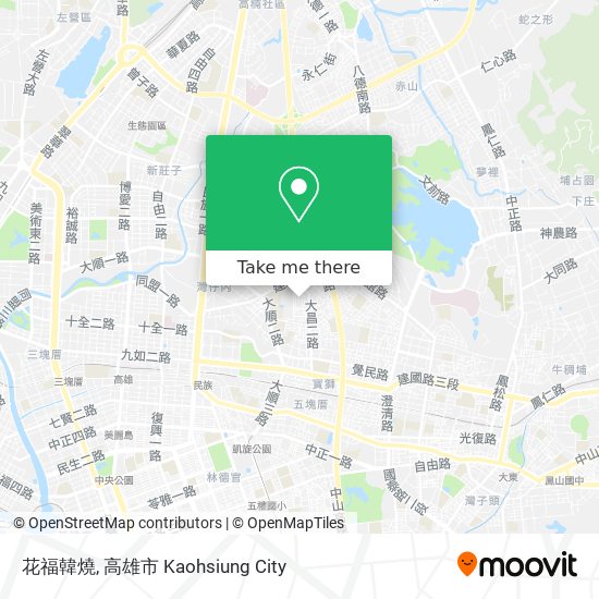 花福韓燒 map