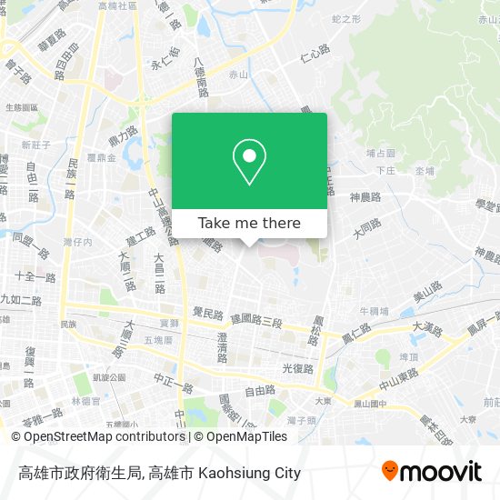 高雄市政府衛生局 map