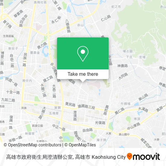 高雄市政府衛生局澄清辦公室 map