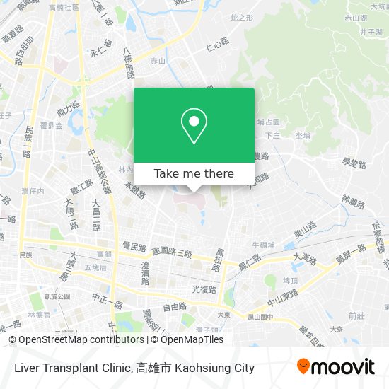 Liver Transplant Clinic map