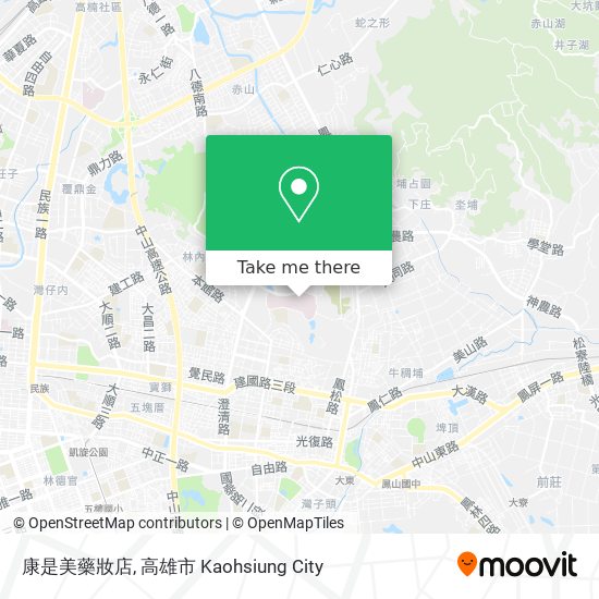 康是美藥妝店 map
