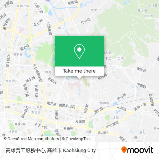 高雄勞工服務中心 map