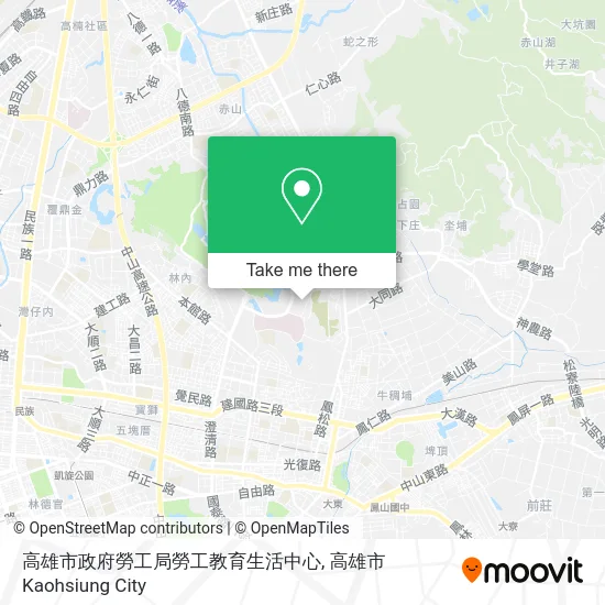 高雄市政府勞工局勞工教育生活中心 map