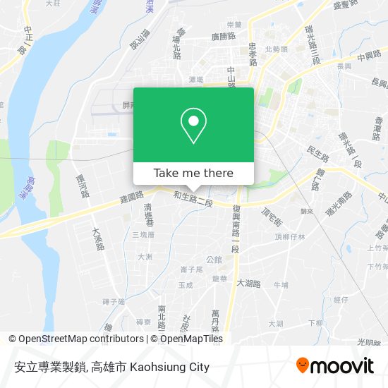 安立尃業製鎖地圖