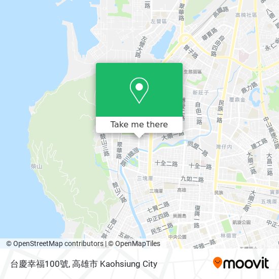 台慶幸福100號 map