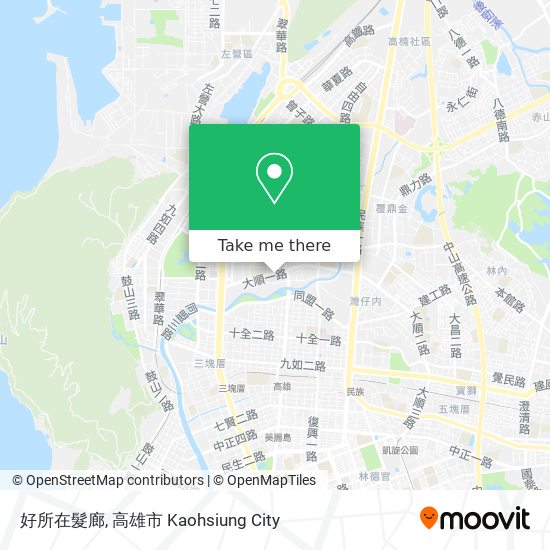 好所在髮廊 map