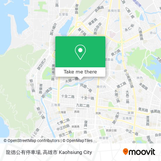 龍德公有停車場 map