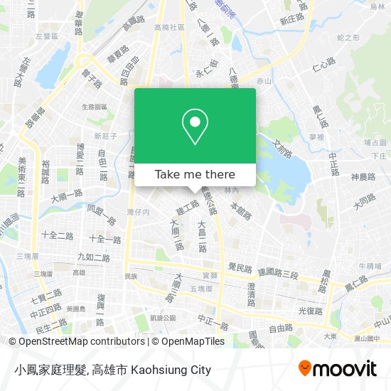 小鳳家庭理髮 map