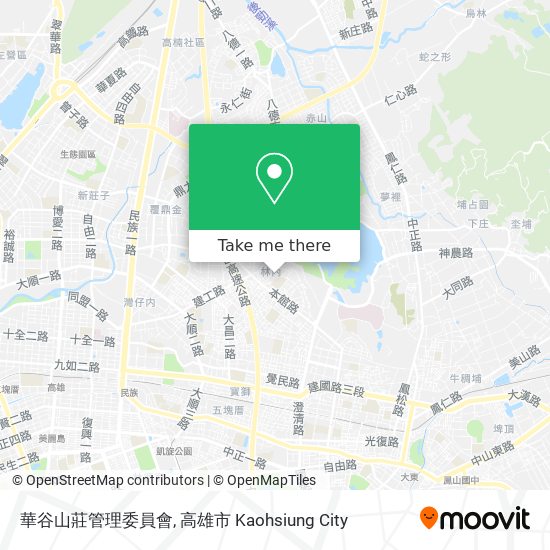 華谷山莊管理委員會 map